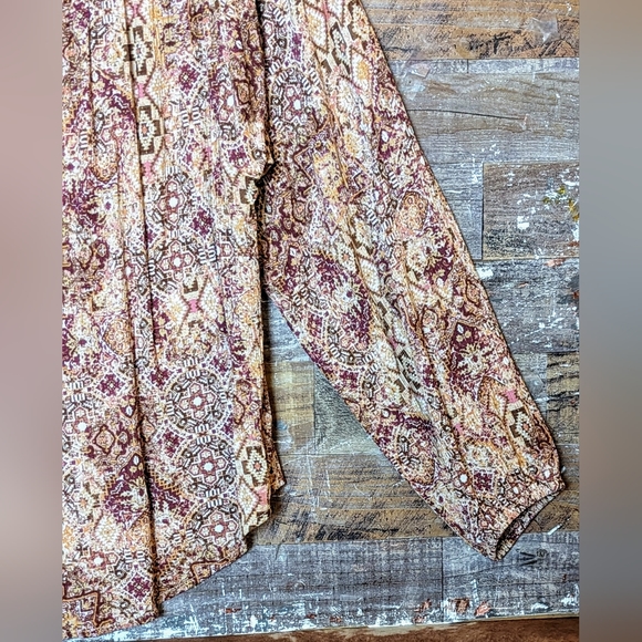 Savannah Jane Floral Embroidered W Ties Hi Lo Tunic - Picture 14 of 16